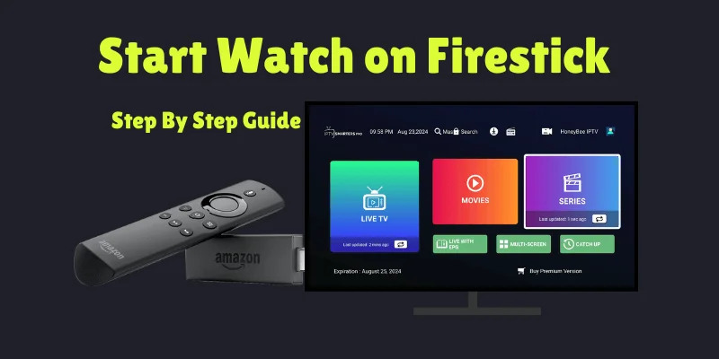 Pulse IPTV running on an Amazon Firestick