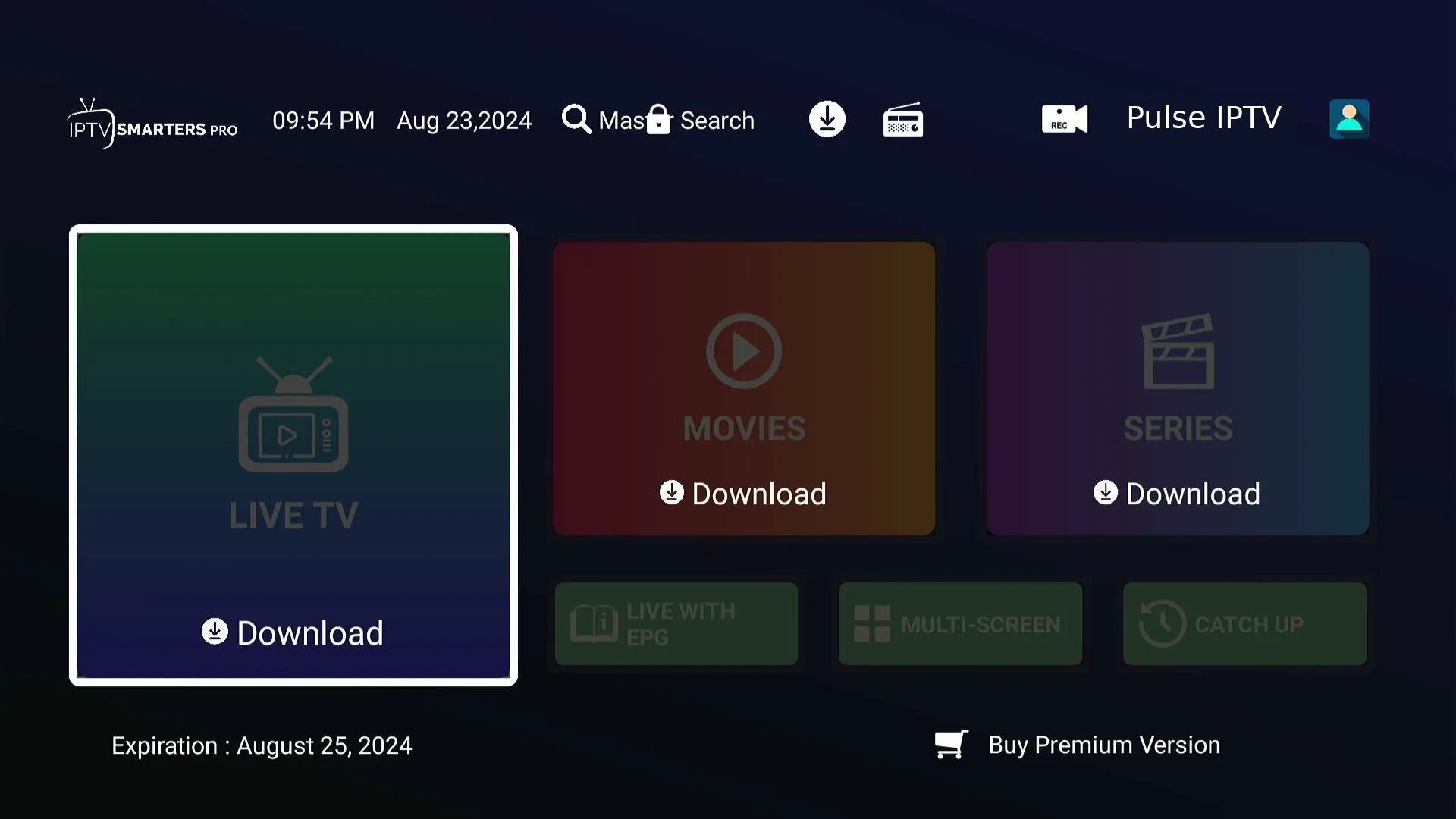 Channels downloading