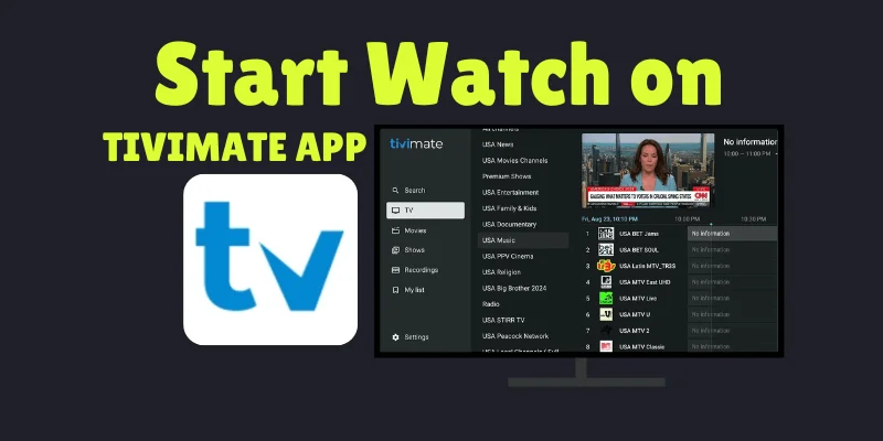 Pulse IPTV set up on TiviMate